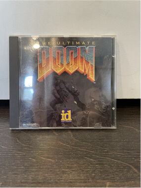 The Ultimate Doom PC Game, CD-ROM, computer game, ID Software